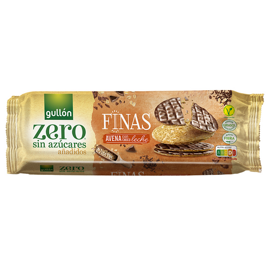 Gullon Thins zero tejcsokoládés zabkeksz 150g