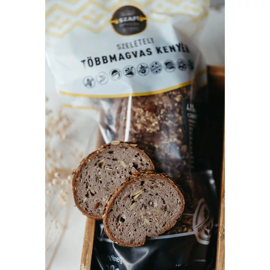 Szafi Bakery Szeletelt Többmagvas kenyér (gluténmentes) 500g