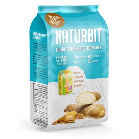 Naturbit glutén és búzamentes lisztkeverék (Tojás, Tej, Szójamentes) 1 kg
