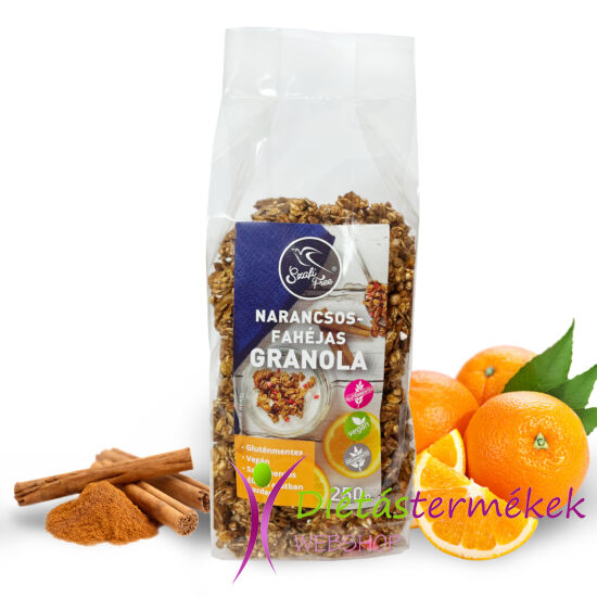 Szafi Free Narancsos-fahéjas granola (gluténmentes) 250g