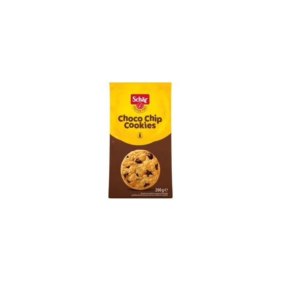 Schär Choco Chip Cookies Gluténmentes csokoládés keksz 200 g