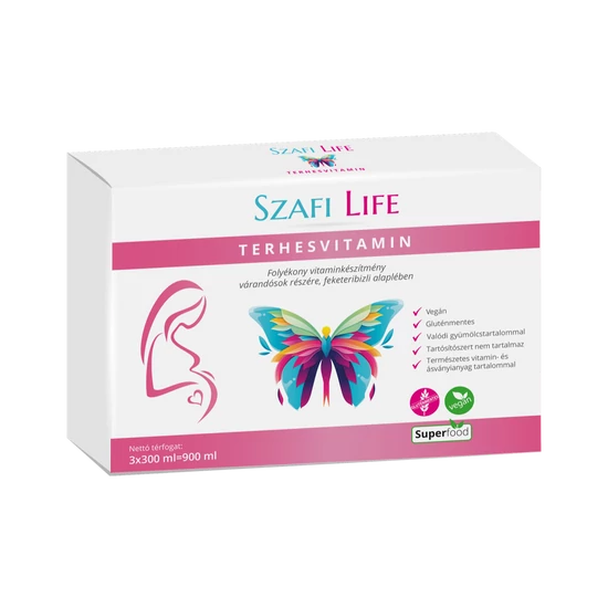 Szafi Life Terhesvitamin 3x300ml