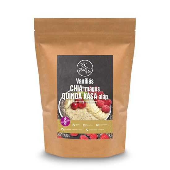 Szafi Free Reggeliző Vaníliás CHIA magos QUINOA KÁSA alap 300 g
