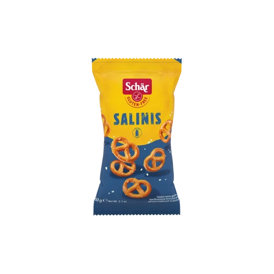 Schär Salinis - Gluténmentes, laktózmentes, tojásmentes sós kisperecek 60 g