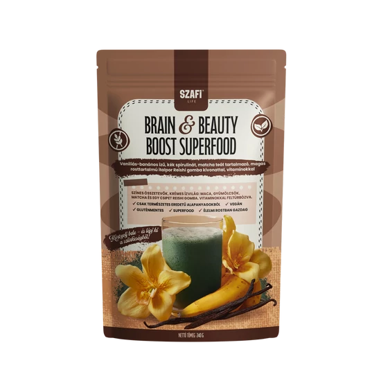 Szafi Life Brain & Beauty Boost superfood 240g (gluténmentes)