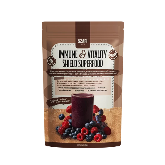 Szafi Life Immune & Vitality Shield superfood 240g (gluténmentes)