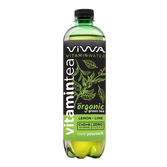 Viwa Vitamintea citrom-lime ízű zöld tea 600ml