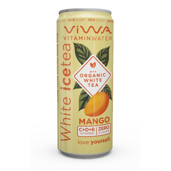 Viwa Vitamintea mangó ízű fehér tea 330ml (gluténmentes)