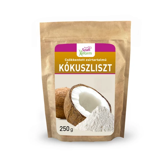 Szafi Reform csökkentett zsírtartalmú kókuszliszt 250 g