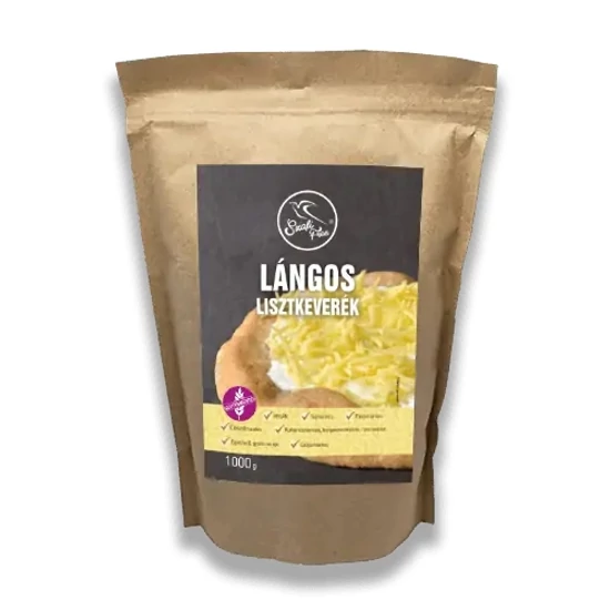 Szafi Free Lángos lisztkeverék 1000 g (gluténmentes, tejmentes, tojásmentes, maglisztmentes, élesztőmentes, vegán)