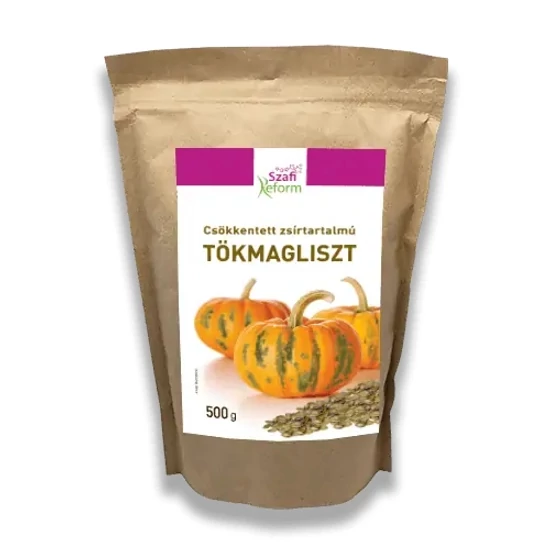Szafi Reform csökkentett zsírtartalmú tökmagliszt 500 g