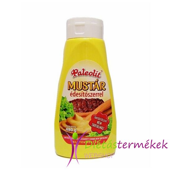 Paleolit Mustár (hozzáadott cukormentes, tejmentes, tojásmnetes, gluténmentes) 480 g