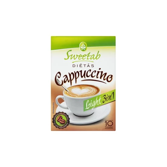 Sweetab Cappuccino (fruktózzal) 10 tasak